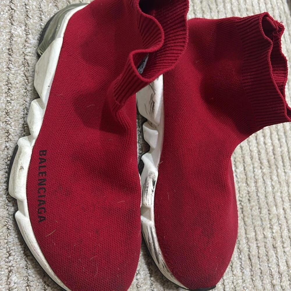Boys Balenciaga Sock Sneaker - Picture 2 of 7